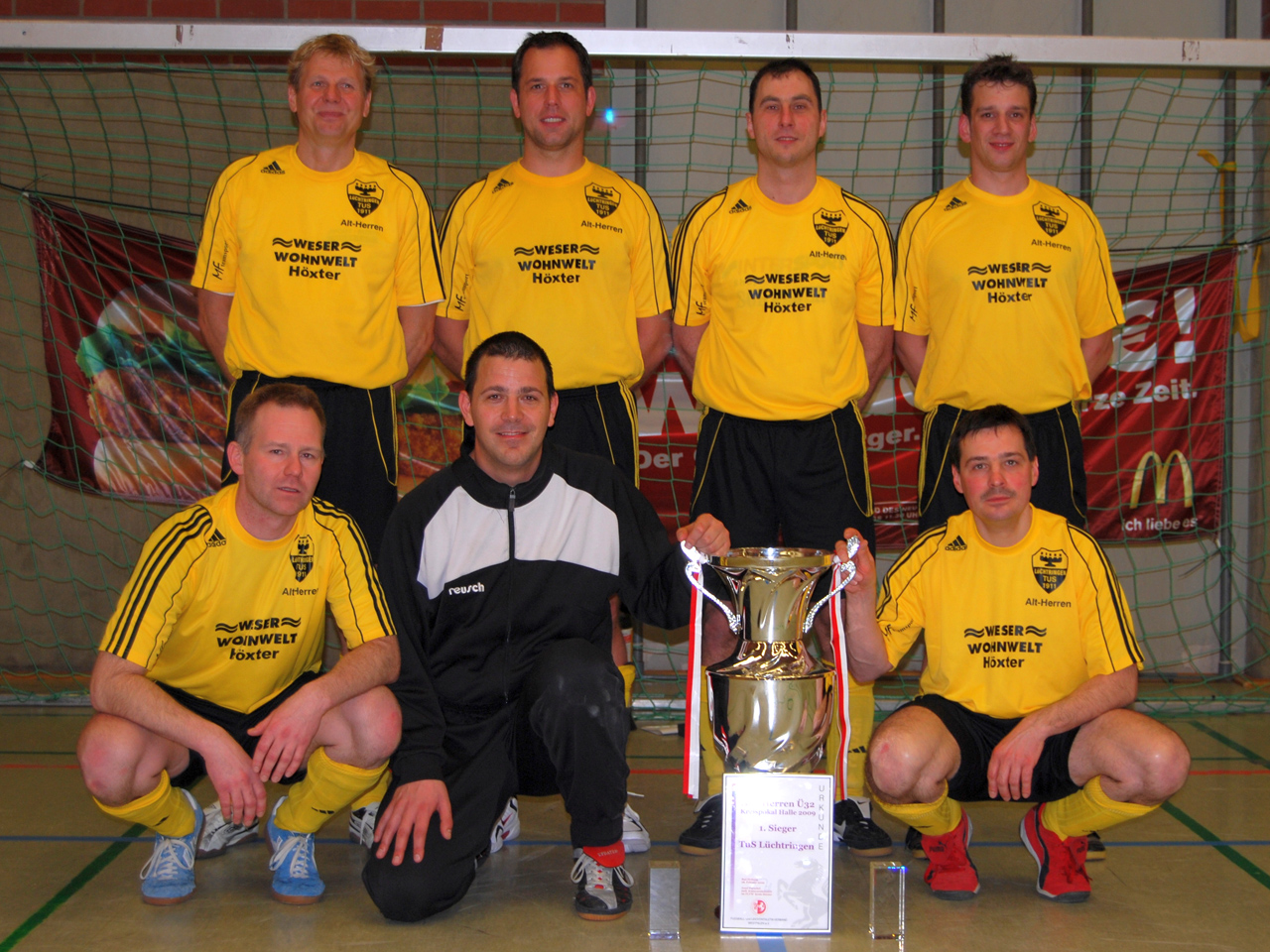 TuS Alte Herren Kreispokalsieger der Ü-32 2009